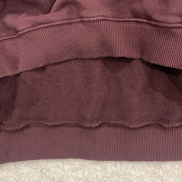 H&M - Oversized Pullover Sweater - Plum (size large) - Picture 6 of 10